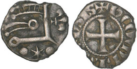 ORLÉANAIS
Comté de Blois, Hugues de Châtillon (1292-1303) : Obole d'argent
 - TTB 40 (TTB+)
Rare ! - légèrement ébréché


B 198, DF 591, P 33-11...