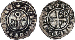 LANGUEDOC
Vicomté de Narbonne, Aimeri VI & l'archevêque Gilles Aycelin (1306-1318) : Denier d'argent
 - TTB 35 (TTB)
Très Rare !!


B 741, DF 15...