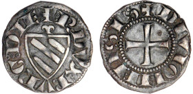BOURGOGNE
Duché, Robert II (1272-1305) : Denier d'argent
 - TTB 45 (TTB++)
Rare surtout en l'état !

Ex CGB Monnaies 46-460 (2010)
B 1210, P 131...