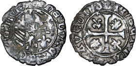 BOURGOGNE
Duché, Philippe le Bon (1419-1467) : Engrogne ou Anserne d'Auxonne
 - TTB 35 (TTB)
Rare ! - var. * 17e A/: et 15e R/:


B 1241v, P 134...