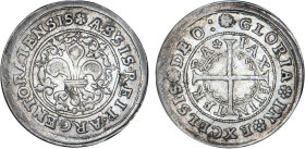 ALSACE
Strasbourg, monnaies municipales : Groschen d'argent (12 deniers)
 - TTB 40 (TTB+)
Assez Rare !


B 1343
STRASBOURG - ARGENT - 3,12g
 -...
