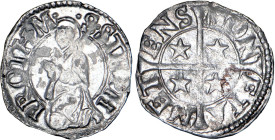 LES TROIS ÉVÊCHÉS
Cité de Metz : Bugne d'argent, lettres non gothiques
 - TTB 40 (TTB+)



B 1664, FL 751, 1 to 5
 - ARGENT - 
 --------------...