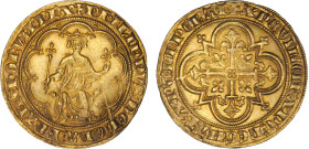 PHILIPPE IV le Bel (1285-1314)
Denier d'or à la masse
- SUP 53 (SUP-)
Rarissime !!!

D 208, Fr# 254
- OR - 7,01g
------------------------------...