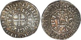 PHILIPPE IV le Bel (1285-1314)
Maille tierce à l'O rond, variété
 - TTB 45 (TTB++)
Rare !


D 219e
 - ARGENT - 1,34g
 ------------------------...