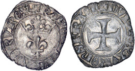 CHARLES VI le Bien aimé (1380-1422)
Double tournois, dit "niquet"
 - TTB 40 (TTB+)
Point 18e : Paris


D 401
PARIS - BILLON - 1,87g
 ---------...