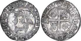 CHARLES VIII l'Affable (1483-1498)
Liard, 2e émission
 - TTB 40 (TTB+)
Point 15e : Rouen, Rare en l'état !


D 600a
ROUEN - BILLON - 1,07g
 --...