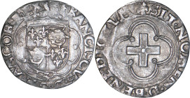 FRANÇOIS Ier (1515-1547)
Douzain du Dauphiné à la croisette
 z - TTB 40 (TTB+)
1542-43, Très Rare en l'état !!


D 929
GRENOBLE - ARGENT - 2,28...
