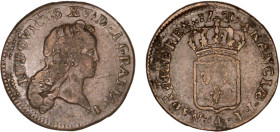 LOUIS XV le Bien aimé (1715-1774)
Demi-sol au buste enfantin
1720 A - TTB 30 (TTB-)
Assez Rare ! - fortement tréflé


DR 572, D 1693, GR 273, KM...