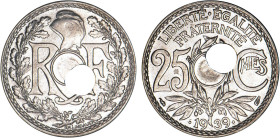 1/4 FRANC, 25 CENTIMES
25 Cmes, points avant et après la date
1939 - SPL 62 (SUP++)
trou largement décentré - Rare !
Fauté

G 381, F 172, KM# 86...