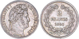 2 FRANCS
2 FRANCS Louis-Philippe I
1834 BB - TTB 40 (TTB+)
Castor- Très Rare !!, GENI XF40


G 520, F 260, KM# 743
STRASBOURG - ARGENT - 9,96g...