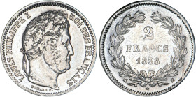 2 FRANCS
2 FRANCS Louis-Philippe I
1838 B - TTB 35 (TTB)
Rare !


G 520, F 260, KM# 743
ROUEN - ARGENT - 
 -----------------------------------...