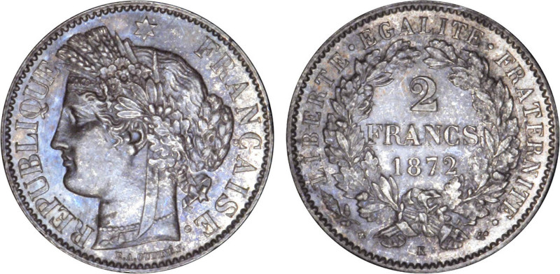 2 FRANCS
2 FRANCS type Cérès (IIIe République
1872 K - SUP 59 (SUP)



G 5...