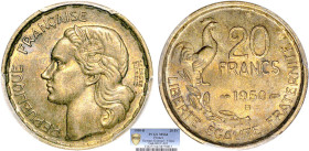 20 FRANCS
20 FRANCS type Georges Guiraud
1950 B - SPL 62 (SUP++)
4 faucilles - Rare !, PCGS MS64


G 864, F 401, KM# 916
BEAUMONT LE ROGER - CU...