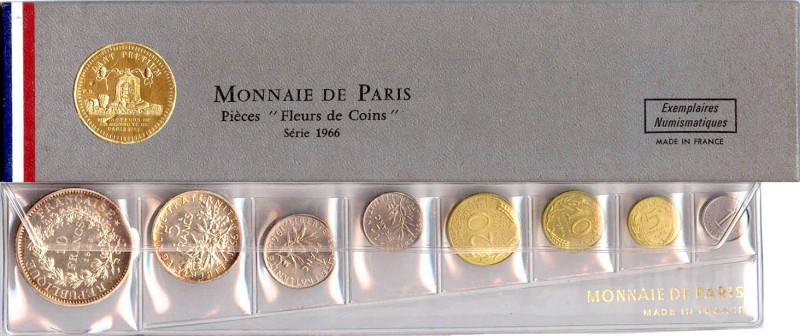 BOÎTIERS DE LA MONNAIE DE PARIS
Séries fleur de coin (FDC)
1966 - FDC 64 (FDC)...