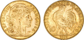 10 FRANCS OR
10 FRANCS or, type Marianne
1900 - SUP 58 (SUP)



G 1017, F 509, KM# 846
 - OR - 
 ----------------------------------------
10 ...