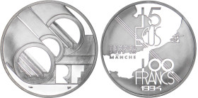 ÉCUS ET FRANCS
15 ECUS / 100 FRANCS, Inauguration de l'Eurotunnel
1994 - FDC 67 (FDC)
BE - Assez Rare !, tran. en relief


G C57, F 2011, KM# 10...