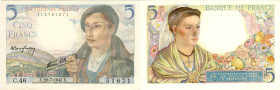 BANQUE DE FRANCE - XXe SIÈCLE
5 FRANCS (BERGER)
1943 - UNC 64 (NEUF)
22-7 (C.46)


FA 5, PI # 98
 - PAPIER - 
 -------------------------------...
