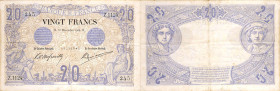 BANQUE DE FRANCE - XXe SIÈCLE
20 FRANCS (NOIR)
1904 - TTB 40 (TTB+)
31-12, Très Rare !!


FA 9, PI # 61
 - PAPIER - 
 ------------------------...