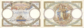 BANQUE DE FRANCE - XXe SIÈCLE
50 FRANCS (Luc Olivier MERSON) modifié : Sans signature de l'artiste
1934 - SUP 50 (SUP-)
4-1, Assez Rare !


FA 1...