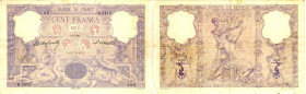 BANQUE DE FRANCE - XXe SIÈCLE
100 FRANCS (ROSE ET BLEU)
1898 - TB 20 (TB+)
3-3 - Rare !


FA 21, PI # 65
 - PAPIER - 
 -----------------------...