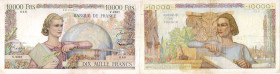 BANQUE DE FRANCE - XXe SIÈCLE
10.000 FRANCS (GENIE FRANÇAIS)
1952 - TTB 35 (TTB)
7-2, Assez Rare ! - légère coupure


FA 50, PI # 132
 - PAPIER...