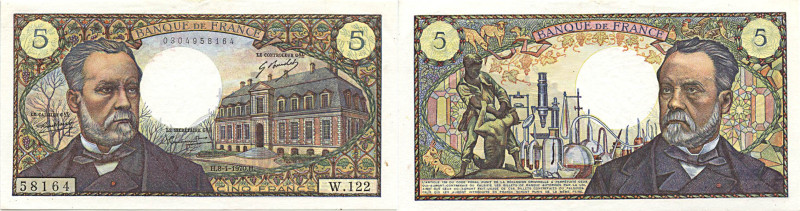 BANQUE DE FRANCE - XXe SIÈCLE
5 FRANCS (PASTEUR)
1970 - SPL 62 (SPL)
44934
B...