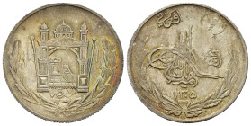 Afghanistan (1919-1929). 1 Afgani (100 pull) 1305 SH. Ag 10 g. KM#910. qFDC