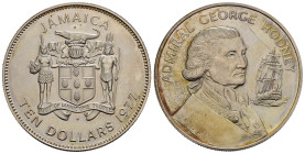 GIAMAICA. 10 Dollars 1977. Ag (43,29 g). Proof
