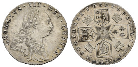 GRAN BRETAGNA. Giorgio III (1760-1820). 6 Pence 1787. qFDC