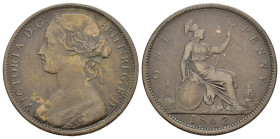 GRAN BRETAGNA. Victoria. Penny 1862. Cu. MB