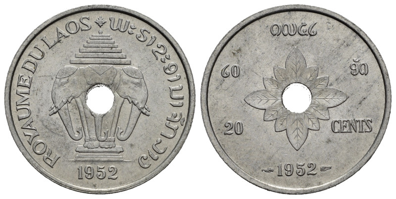 LAOS. 20 CENTS 1952. Al. qFDC