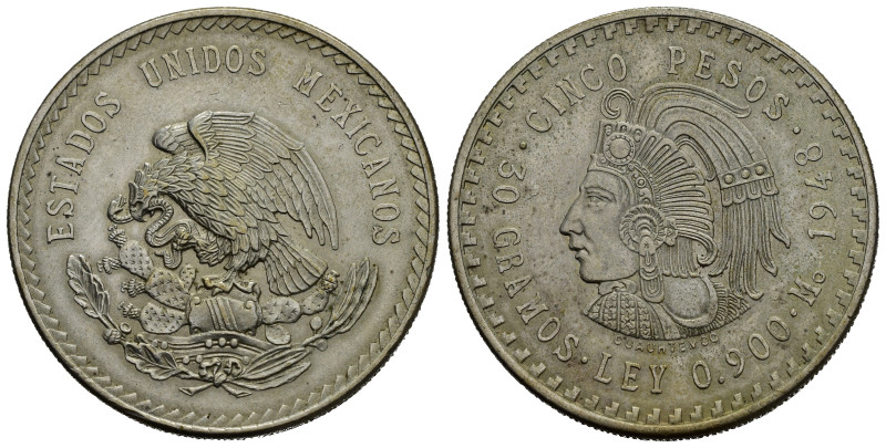 MESSICO. 5 Pesos 1948. Ag 29,88 g. SPL