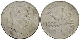 ROMANIA. 100000 Lei 1946. Ag 25,05 g. qFDC
