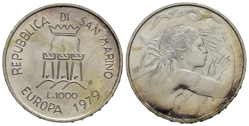 SAN MARINO. 1000 Lire 1979. Ag. FDC