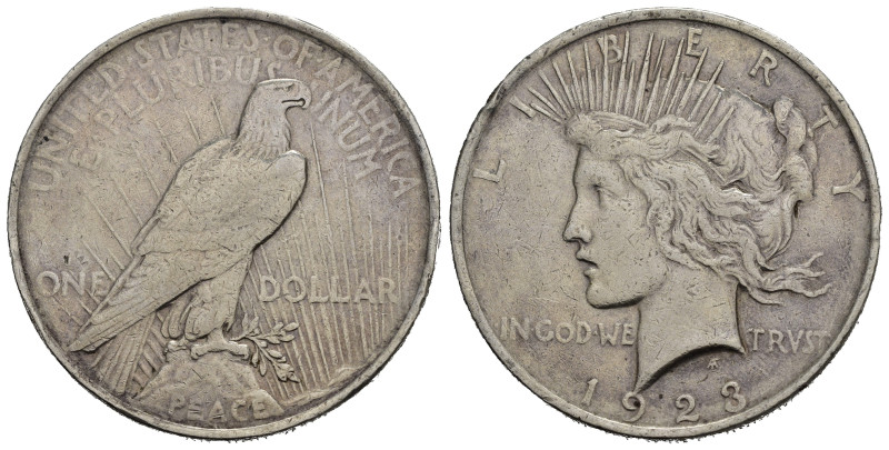 STATI UNITI. Dollaro Peace 1923. Ag. BB