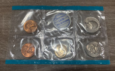 STATI UNITI. Set di 5 monete 1968 + 1 medaglia. FDC