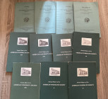 Annual Report of the American Numismatics Society. Lotto di varie annate (anni '50 e '80). Buono stato