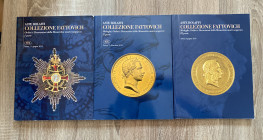 BOLAFFI - Collezione Fattovich. Lotto di 3 cataloghi 2015-2016. Buono stato