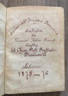 Brandi Vincenzo Felice e Biamonte Raffaele. Salerno, 1875-76. Manoscritto sulla storia dell'Impero Romano. 254 pp. yutte scritte a mano con stupenda c...