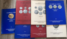 CLASSICAL COINS / A SEABY COIN SALE - Lotto di 7 cataloghi nni '90. Buono stato