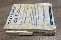 DE LUCA - Catalogo 1982. Maxi prezziario indipendente per collezionisti e numismatici. 6 cataloghi riuniti in unico volume. Parte prima: Monete greche...