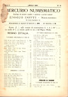 DOTTI E. Mercurio Numismatico Aprile, 1925. listino a prezzi fissi. Monete italiane.