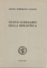 FERRI L. - Nuovo schedario della biblioteca. S.N. I.