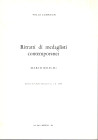 JOHNSON V. - MARIO MOSCHI. Ritratti di medaglisti contemporanei. Mantova, 1969. Pp. 6, ill. nel testo. ril ed buono stato, raro.