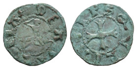 ANCONA. Repubblica autonoma sec. XIII-XIV. Quattrino 0,42 g. qBB