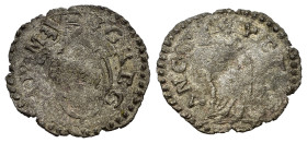 ANCONA. Stato Pontificio. Gregorio XIII (1572-1585). Quattrino con San Pietro in piedi. Mi (0,82 g). MIR 1227. MB
