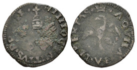L'AQUILA. Stato Pontificio. Innocenzo VIII (1484-1492) Giovanni Battista Cybo. Cavallo. Cu (2,14 g). qBB