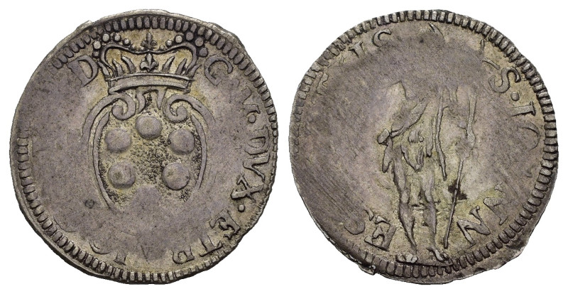 FIRENZE. Gian Gastone (1723-1737). Crazia senza data. Ag (0,95 g). Pucci 30. Spl...