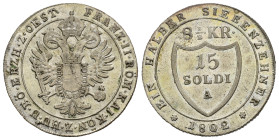 GORIZIA. Francesco II. 15 soldi 1802 A. Vienna (Austria). Gig.1. qFDC