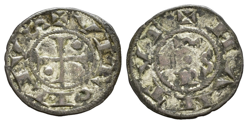 MANTOVA. Comune - Anonime vescovili (ca. 1150-1256). Denaro piano. Mi (0,80 g). ...